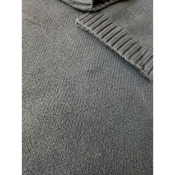 Guess Wine navyV-neck Knit Cotton Long Sleeve Lightweight Sweater Size XL - Picture 3 of 8